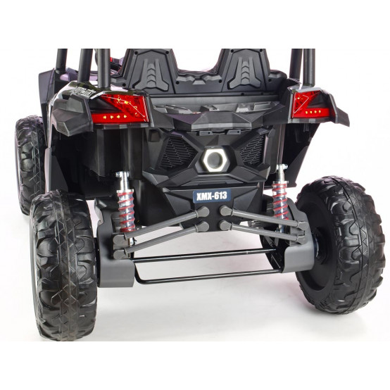 Dvoumístná elektrická bugina UTV-MX s motory 2x 24V/200W a 2.4G dálkovým ovládáním, SPIDER MASKÁČOVÁ